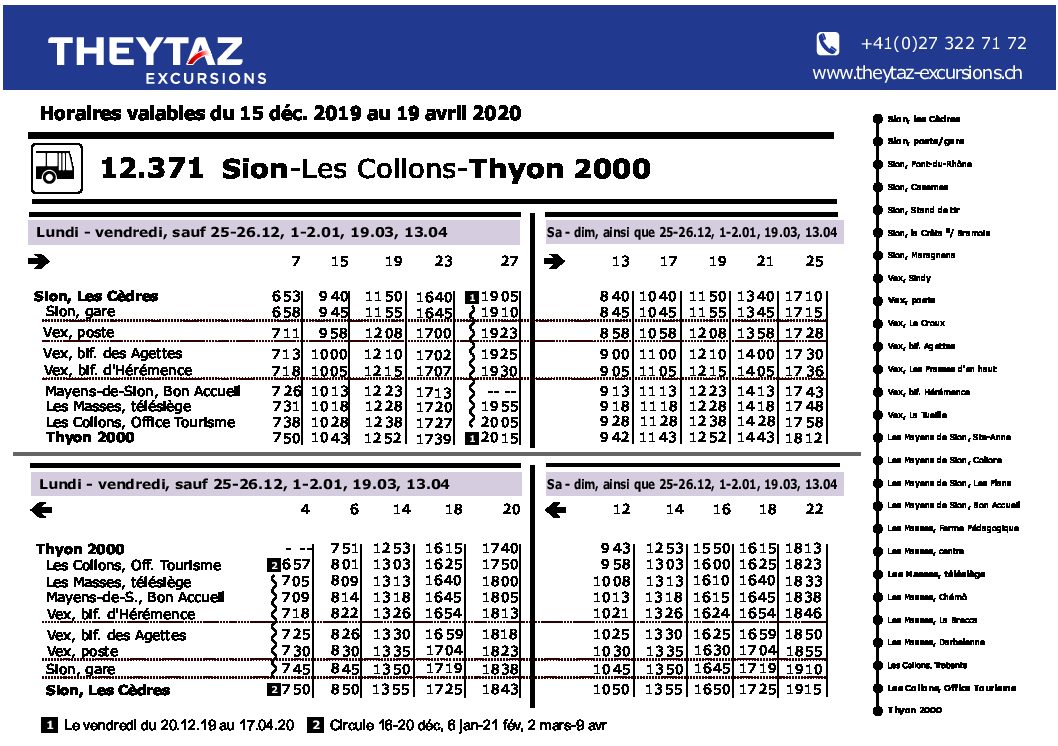 Theytaz Excursions Bien Plus Que Des Transports Publics